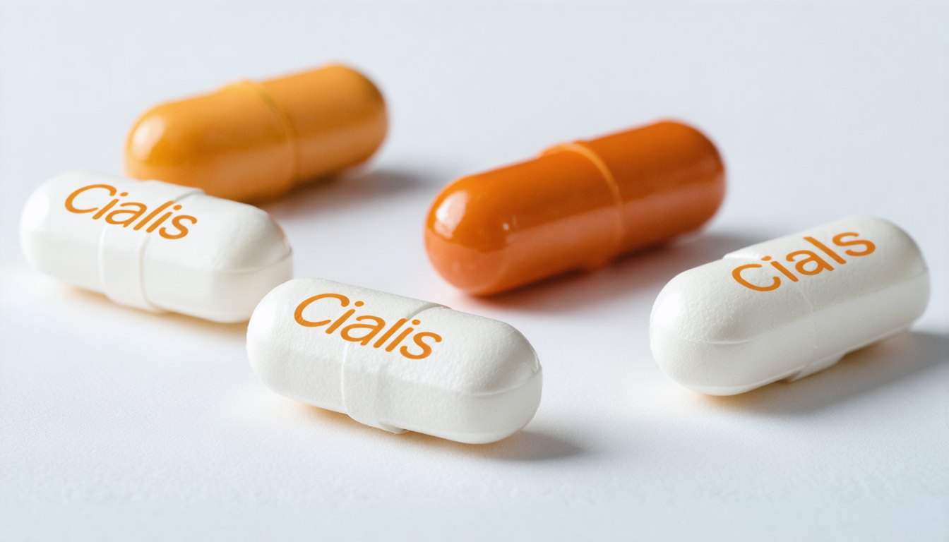 Comparison chart illustrating Cialis options, daily vs on-demand dosing, alternatives, benefits, and risks for erectile dysfunction